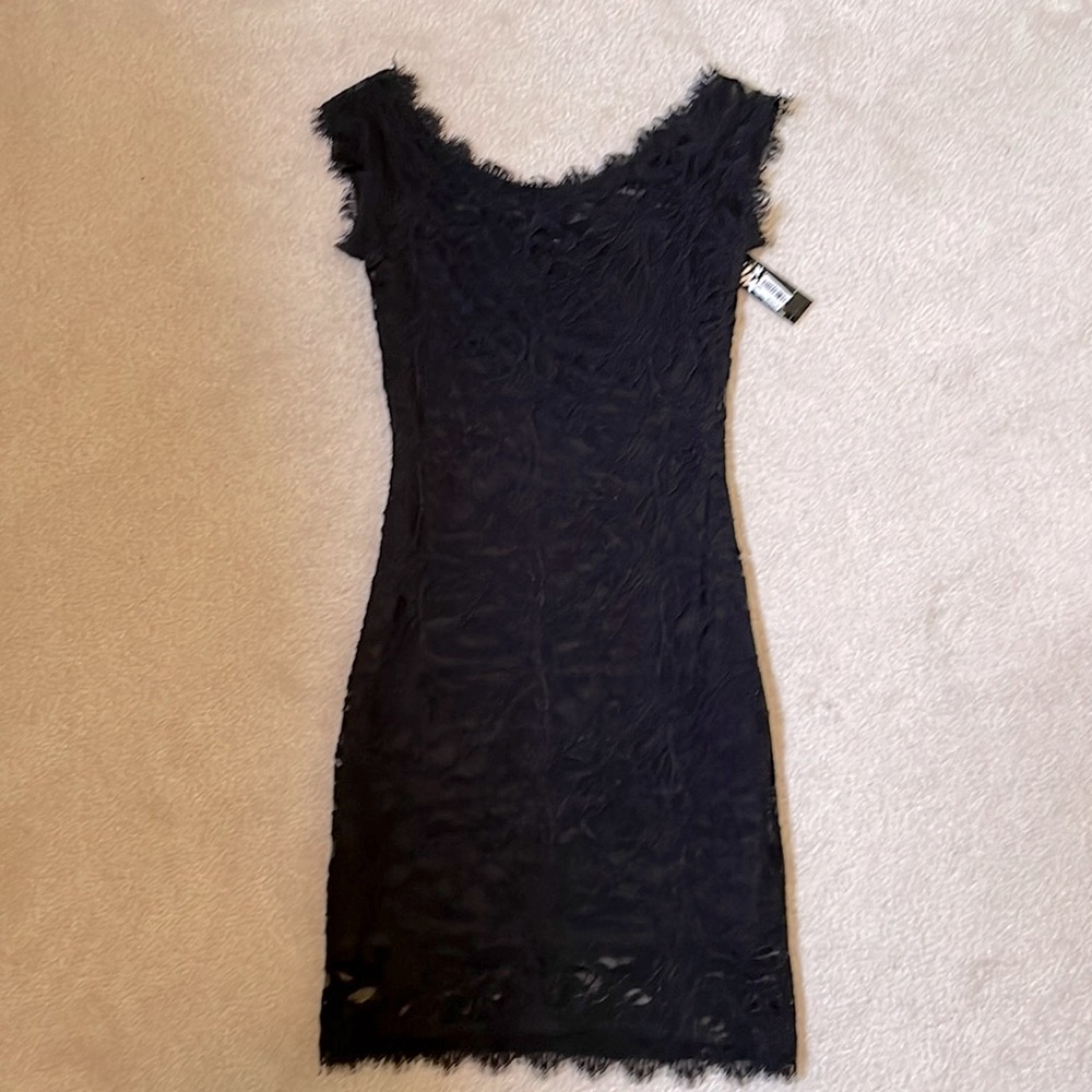 Black Lace Cocktail Dress